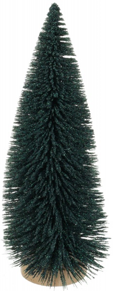 Елка декоративная настольная голубая 9x25 см