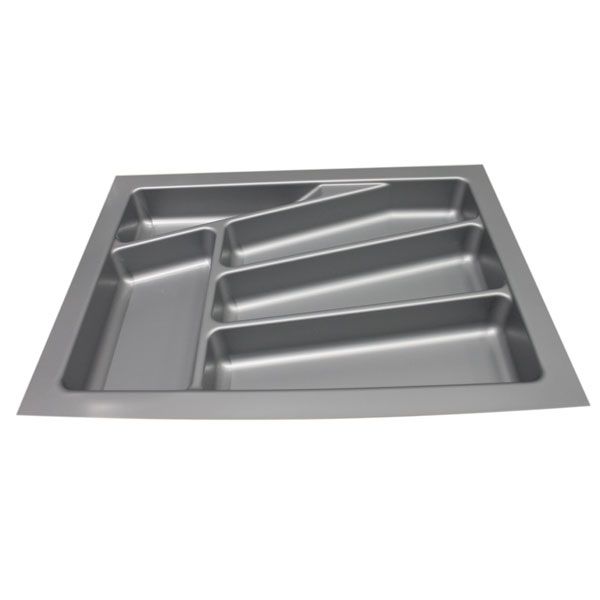 Лоток для столових приборів 430х330 мм сірий