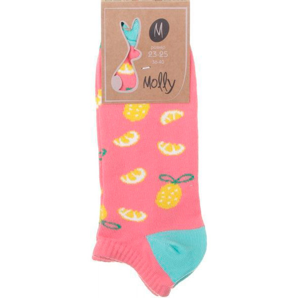 Носки женские Молли Лимон/Ананас микс р. 23-25 терракотовый 