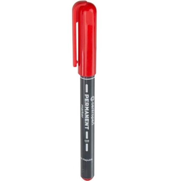 Маркер перманентний Centropen 2 мм 2836 червоний 