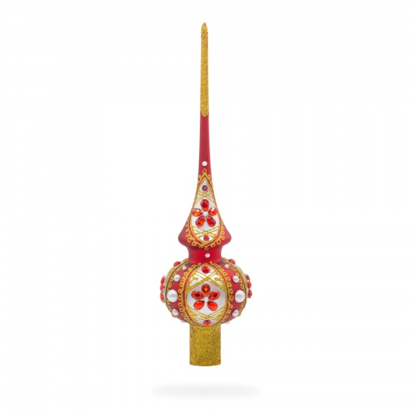 Верхівка скляна Сага B-400 матова червоний 