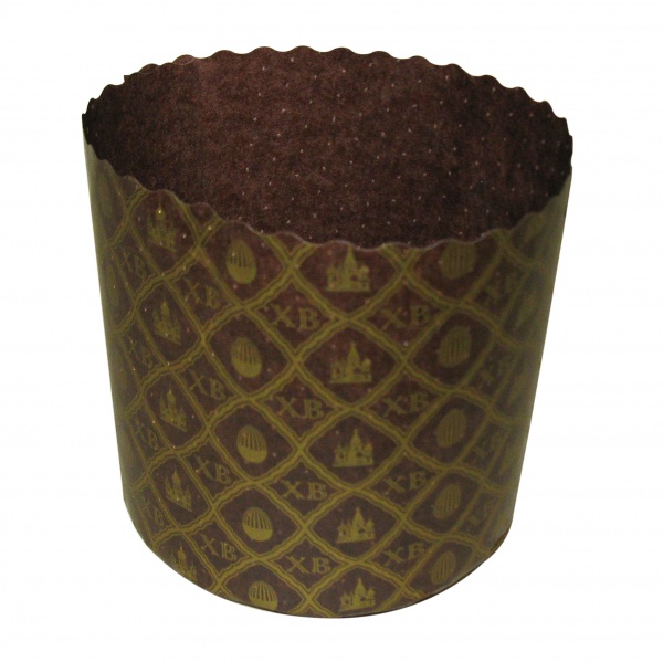 Форма для кулича бумажная 90х90 мм (220 гр) в ассортименте Поліпласт