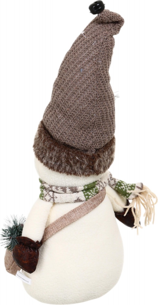 Декорация новогодняя Снеговик из леса что стоит в ассортименте AG24079AB 52 см