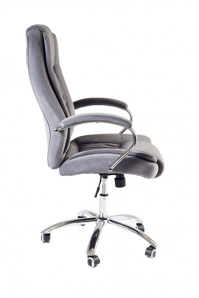 Крісло офісне Tehforward Калі Велюр сірий