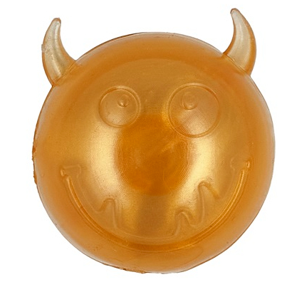 М'яч AnimAll Чортик з пискавкою 45 мм золото