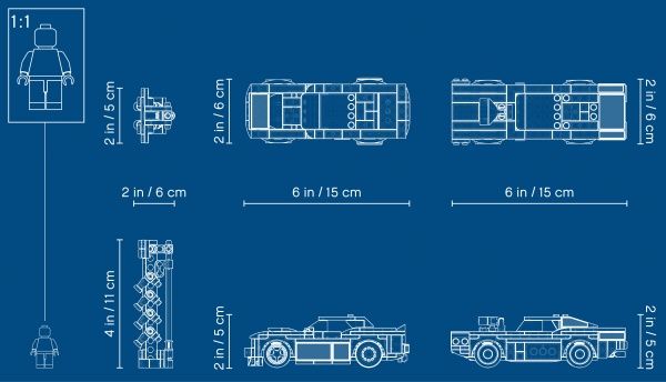 Конструктор LEGO Speed Champions Автомобили 2018 Dodge Challenger SRT Demon и 1970 Dodge Charger R/T 75893