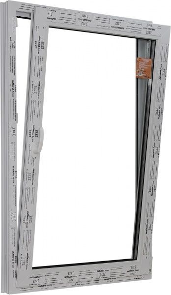 Вікно поворотно-відкидне ALMplast Delux 70 800x1200 мм праве 