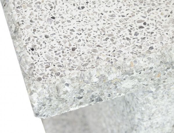 Стол Elmas Мармур приставной 52x100 см серый 