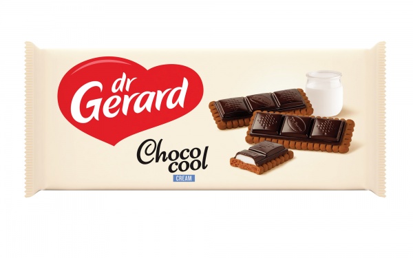 Печиво Dr Gerard Choco Cool Cream з кремовою начинкою 110 г 