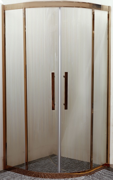 Душевое ограждение GERD 90х90х190 rose gold