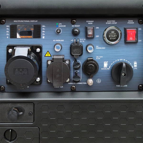 Электрогенераторная установка Konner&Sohnen 5 кВт / 5,5 кВт 230 В KS 5500iEG S бензингаз