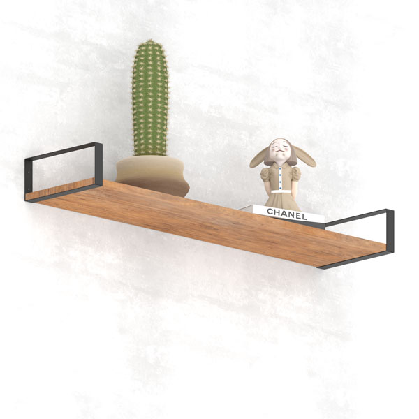 Кронштейн для полиць Valore Прямокутник Loft SB-R-28