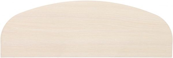 Полка ДСП радиусная 600x200 мм дуб молочный 