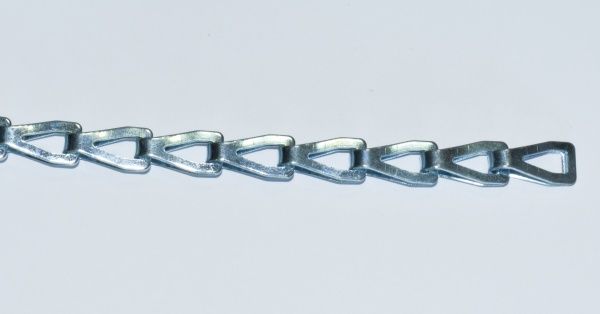 Ланцюг 0,9 мм 1 м декоративний штампований цинк DIN 5279