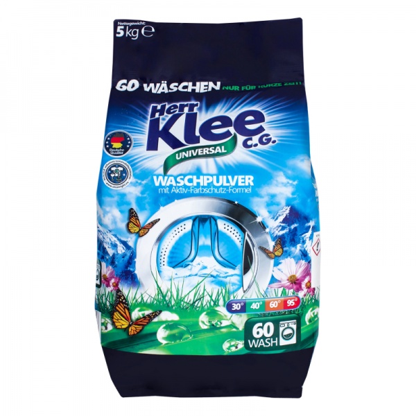 Стиральный порошок для машинной и ручной стирки Herr Klee Universal 5 кг 
