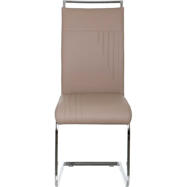 Стілець обідній Ното сірий/капучино