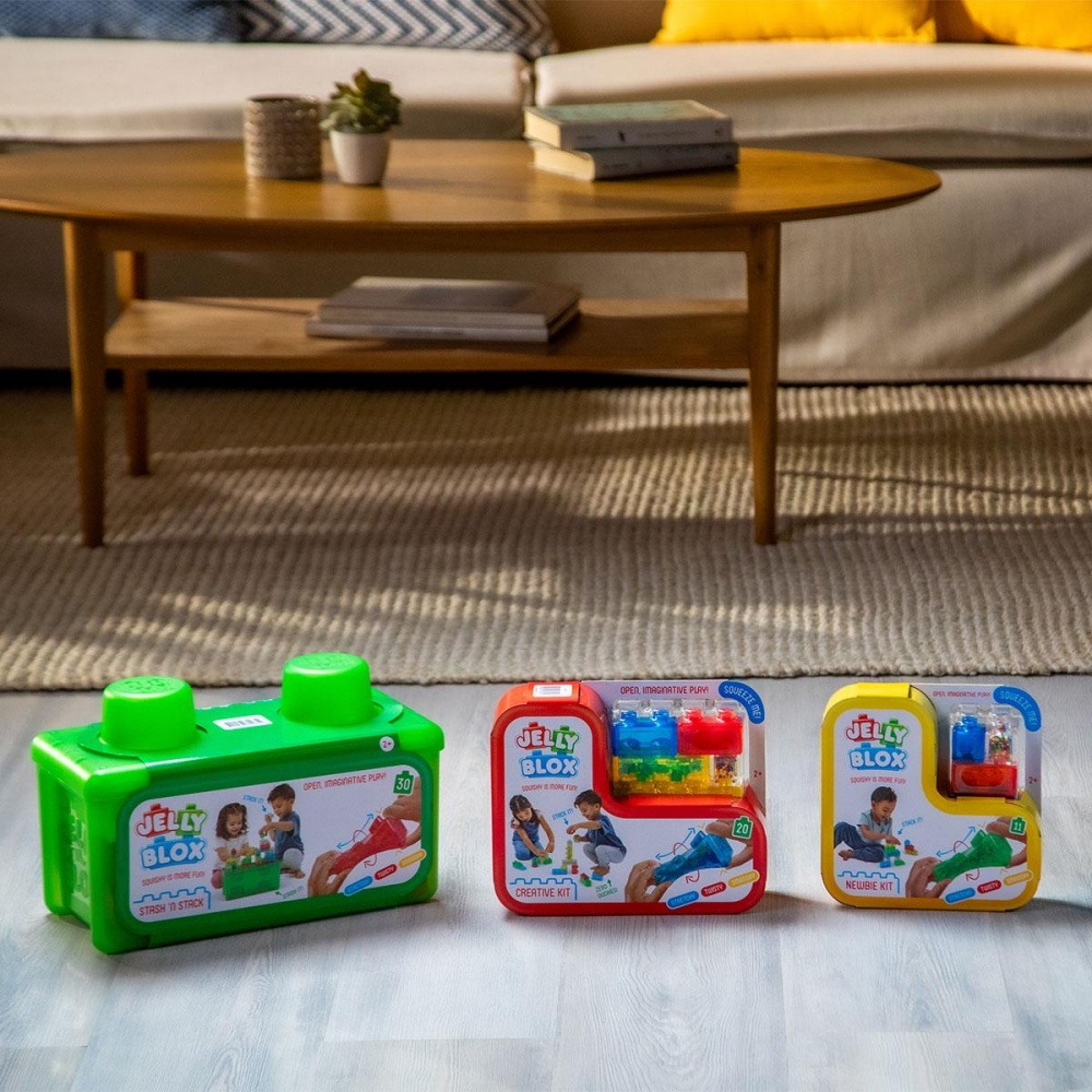 Конструктор Jelly Blox В кейсі 2 в 1 будуй-складай 931693