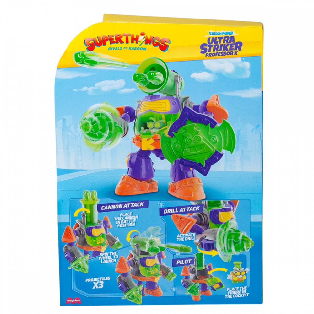 Фігурка анімаційного персонажа SuperThings Kazoom Power Ультрастрайкер Професор К PSTSP116IN260