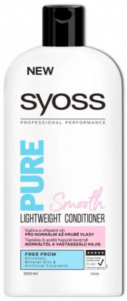 Кондиціонер Syoss Pure Smooth для нормального та густого волосся 500 мл