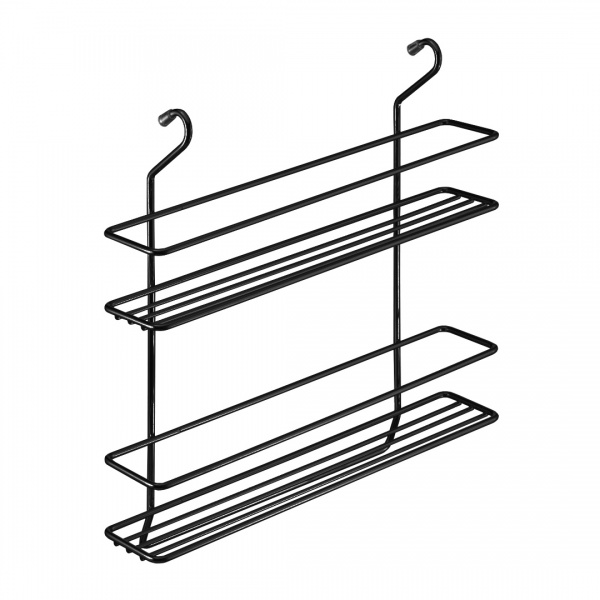 Полиця для спецій Lemax MX-063 NF 358х85х350 мм чорний нікель