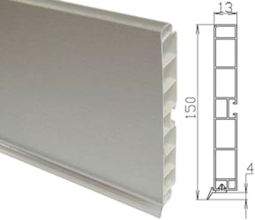 Цоколь Rehau Rauvario с уплотнителем 4 м 352L полипропилен алюминий