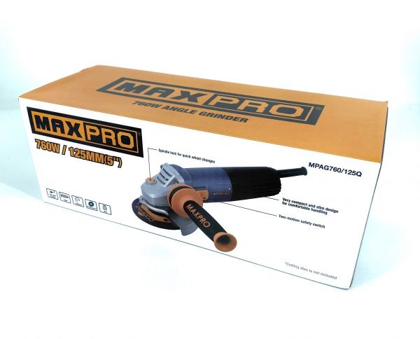 Болгарка (кутова шліфмашина) Max pro MPAG760/125Q