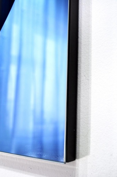 Зеркало SEAPS Zerrofixx Glitter Circle Black 90x90 см №3607 