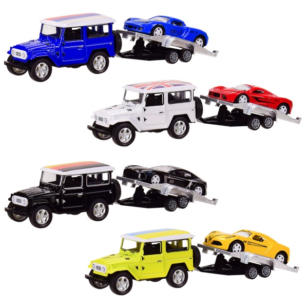 Набор Автопром Машина с прицепом 1:50 7415