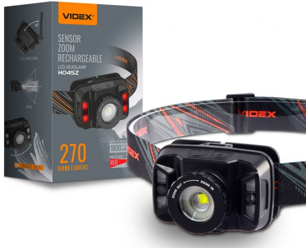 Фонарь налобный Videx светодиодный VLF-H045Z 270Lm 5000K
