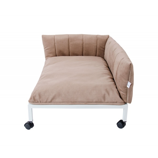 Лежак 10 центів для Джека Вардо L на колесах кофе с молоком