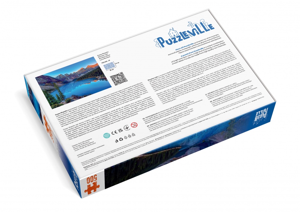 Пазл PUZZLEVILLE Озеро Морейн 500 элементов PZL500_18