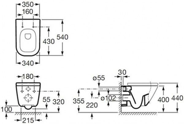 Унитаз Roca Gap 346477000