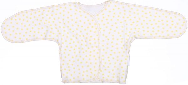 Распашонка детская Bambinelli желтая звездочка р.56 белый с рисунком 