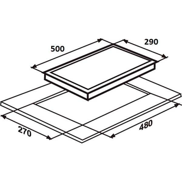 Варочная поверхность Interline HGS 534 FGK XA