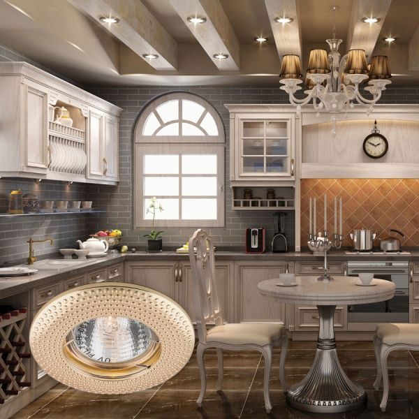 Светильник точечный LightMaster GU5.3 античное золото DL6042 античне золото 