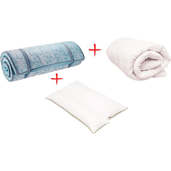 Набір Ролл Ап Супрім 120x200 см + Злата подушка класична + Злата ковдра Dormeo