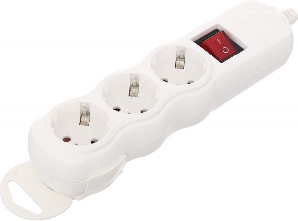 Колодка Expert Power із заземленням 3 гн. білий BNG-SS3SGR-WH 