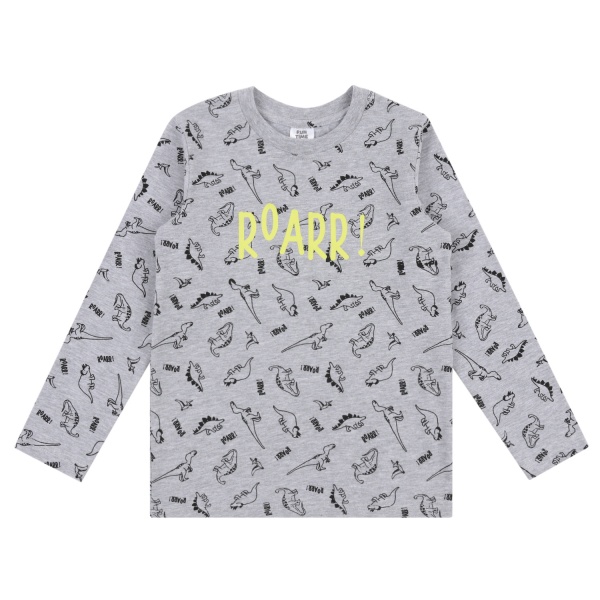 Джемпер для мальчика Funtime р.104 серый с принтом 