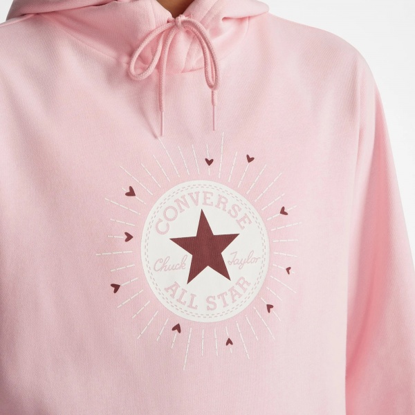 Джемпер Converse RADIATING LOVE CLASSIC FIT HOODIE 10025500-684 р. L рожевий