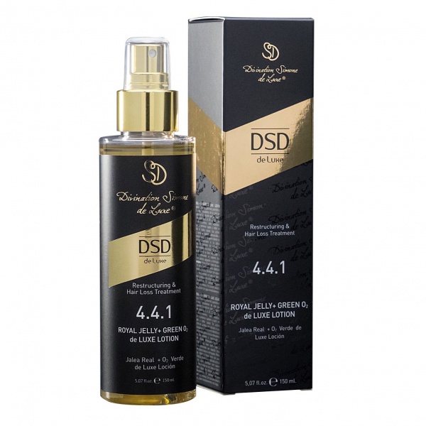 Лосьон DSD de Luxe Против выпадения волос 4.4.1 Royal Jelly + GreenO2 Lotion 150 мл 