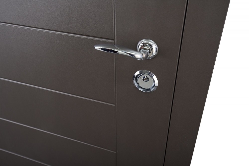 Дверь входная Abwehr АМ-462 086П (V) (ШБр+ДКфБ) Avers+Kale НЧ шагрень бронза / дуб кремовый 2050х860 мм правая