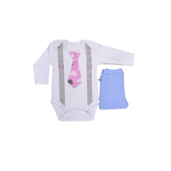 Комплект Lucky tots білий/блакитний/рожевий р.68 1529 