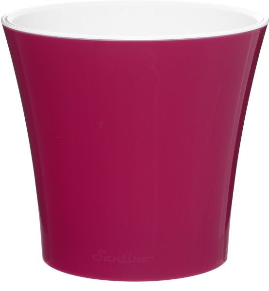 Горщик пластиковий Santino Арте круглий 5л ліловий 