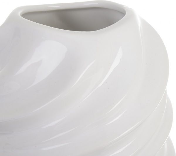 Ваза керамічна Wave 16.5х58 см біла