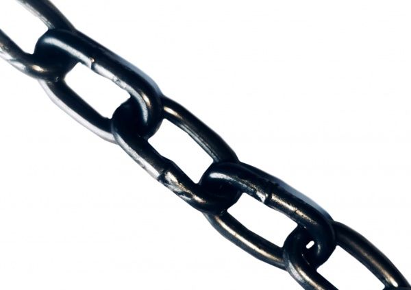 Ланцюг коротколанковий 8 мм 1 м без покриття