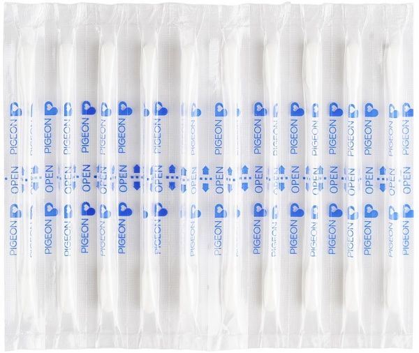 Ватные палочки Pigeon с масляной пропиткой 50 шт. (коробка)