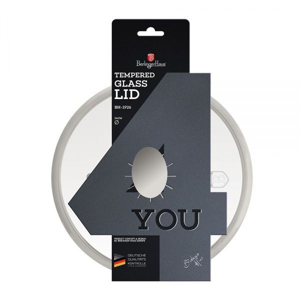Кришка скляна METALLIC LINE 24 см BH 1926 Berlinger