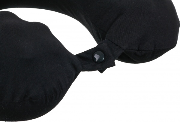 Подушка дорожная Bubbles 30х30х9 см черный Luna