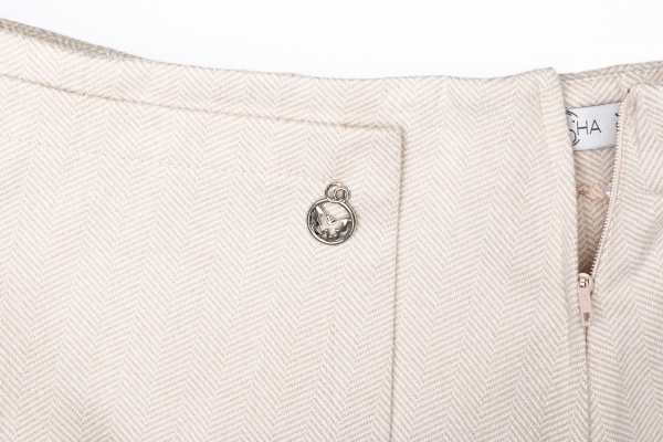 Юбка-шорты Sasha р.140 бежевый 4572/22 