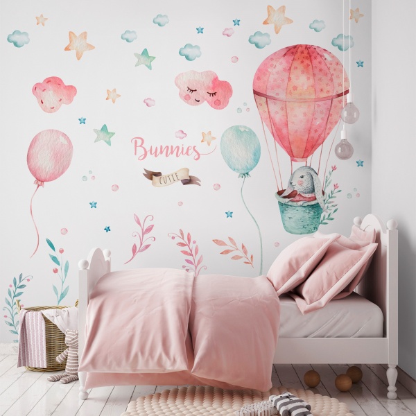 Стикеры-паттерны Lipastick Зайцы 120х80 см 15082121